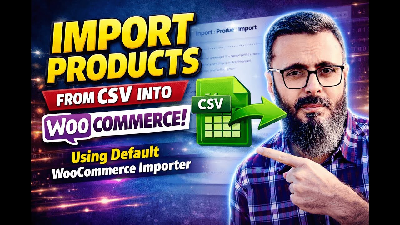 How to Import Products from CSV to WooCommerce | Using Default WooCommerce CSV Importer