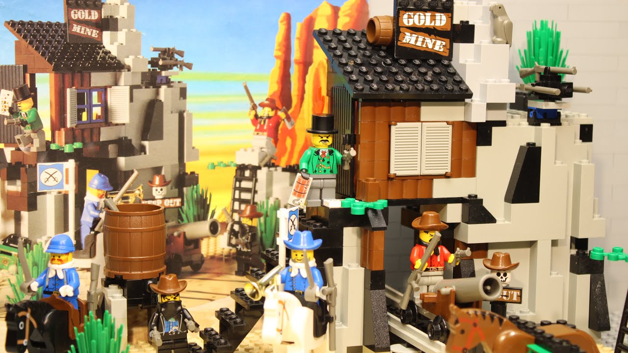 Lego Set 6761 Western Alte Goldmine Aufbauanleitung Der Aufbau Stop Motion