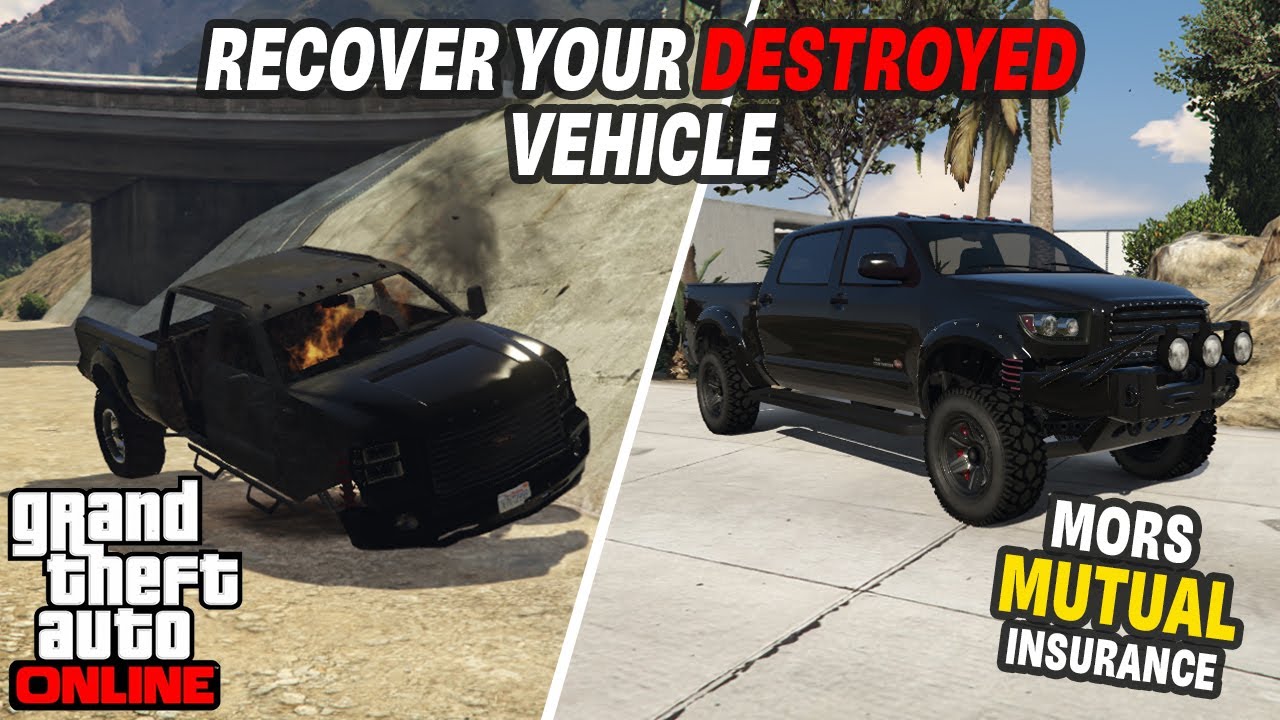 How to Recover Your Destroyed Vehicle in GTA V  | Mors Mutual Insurance Guide 🚗💥