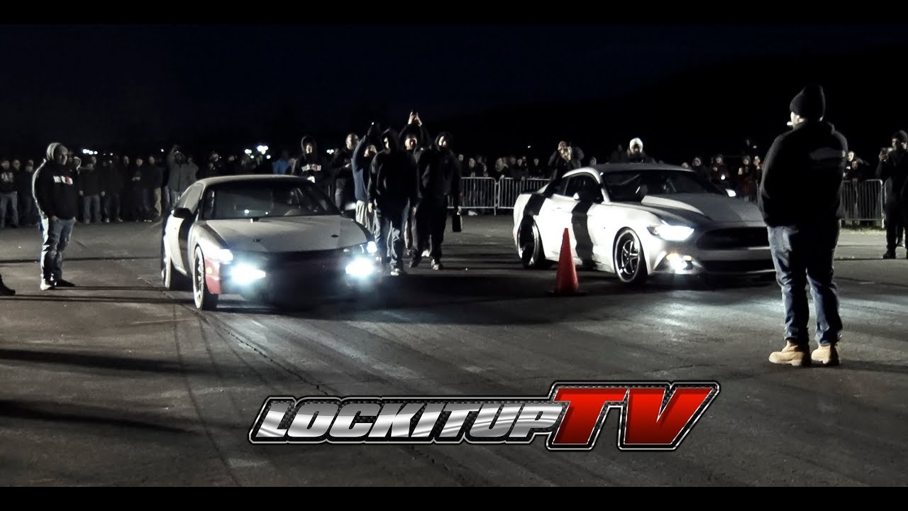 Manny 2JZ 240 vs Rodney718 Turbo Mustang