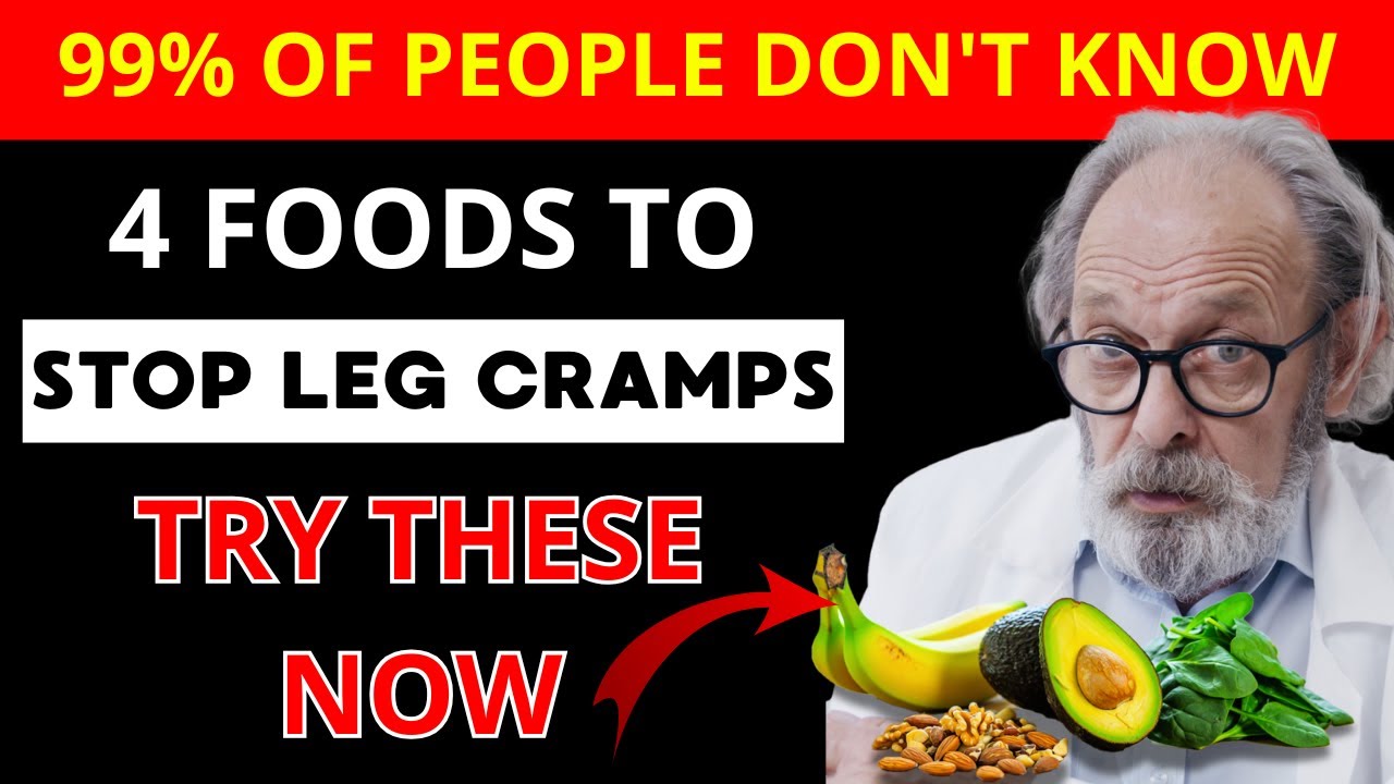 Top 4 Foods to Prevent Leg Cramps & Strengthen Legs in Seniors | Eat for Health