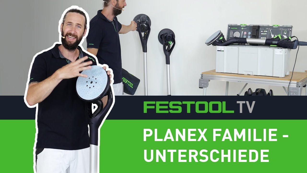 Die PLANEX Familie - Unterschiede der Festool Langhalsschleifer (Festool TV Folge 277)