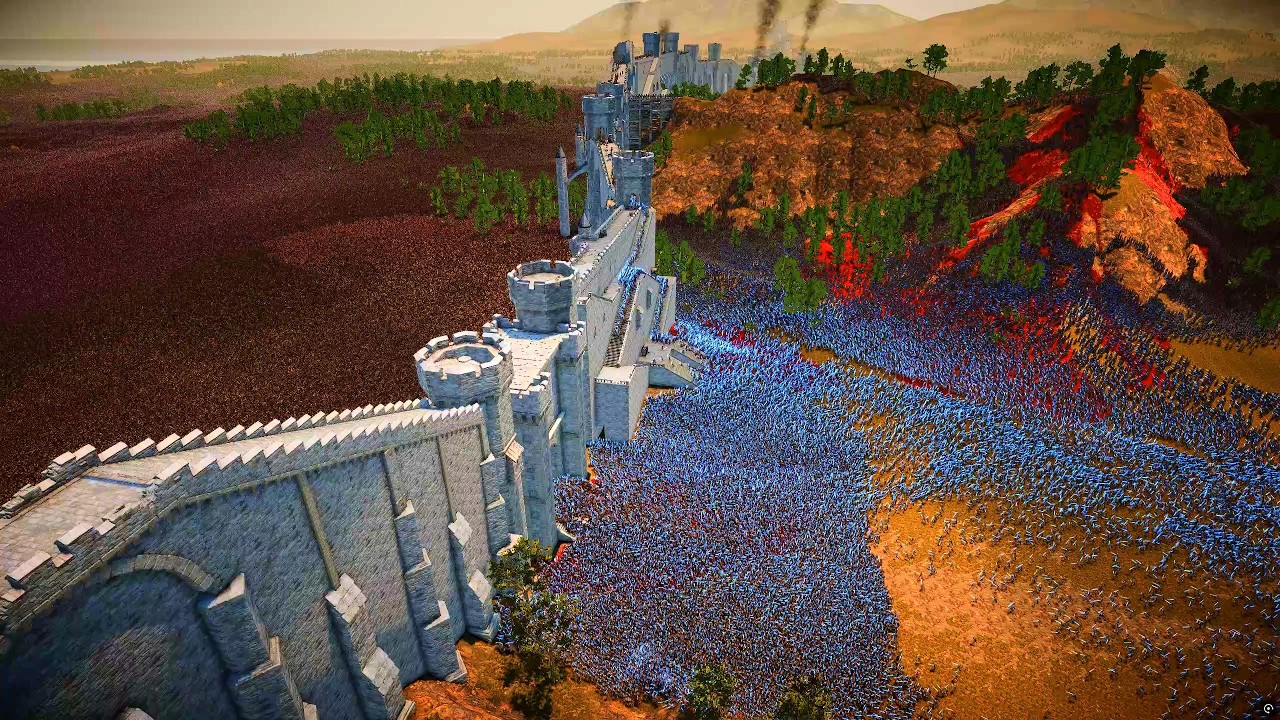 JEDI KNIGHTS, NINJAS & T-831s ATTACK KHORNE CHOSENS | Ultimate Epic Battle Simulator 2 | UEBS 2