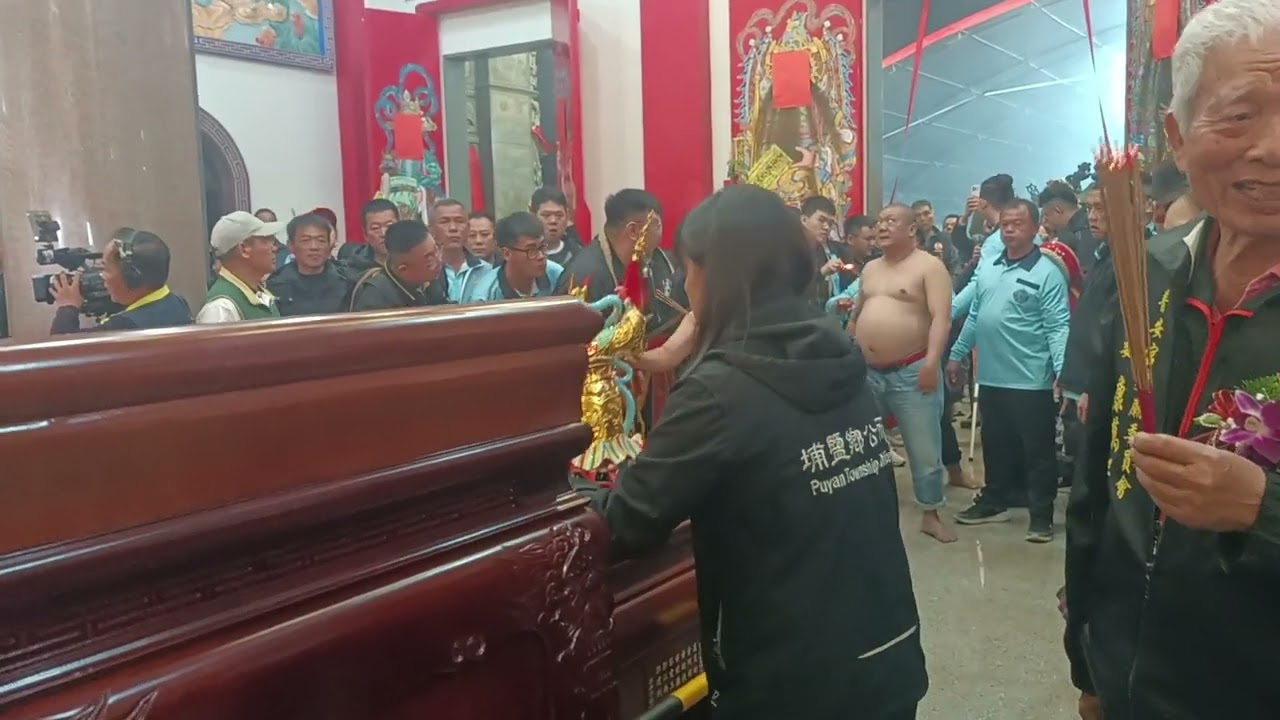 盧厝普安宮入火安座-子時開廟門眾神尊安座
