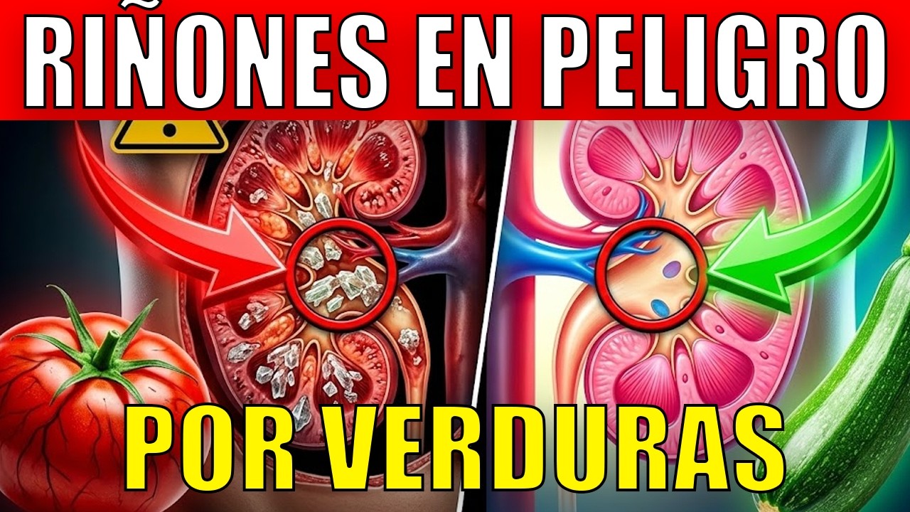 ADULTOS MAYORES: Estas 6 VERDURAS pueden DAÑAR tus RIÑONES sin que lo notes