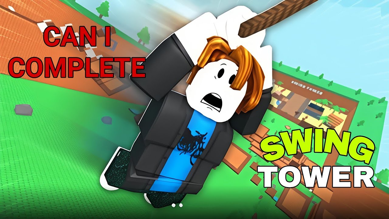 CAN I COMPLETE SWING  TOWER🗼ROBLOX