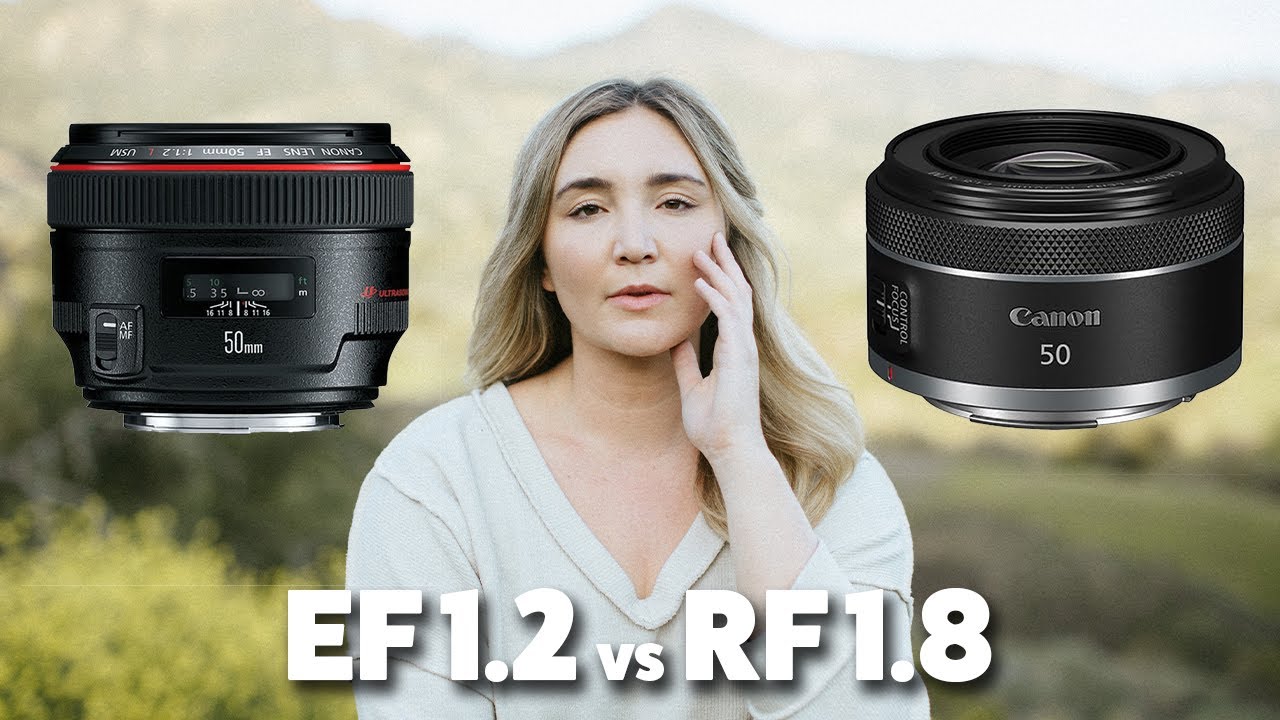 CANON 50mm RF 1.8 против EF 1.2 | Фотосессия BTS + примеры изображений