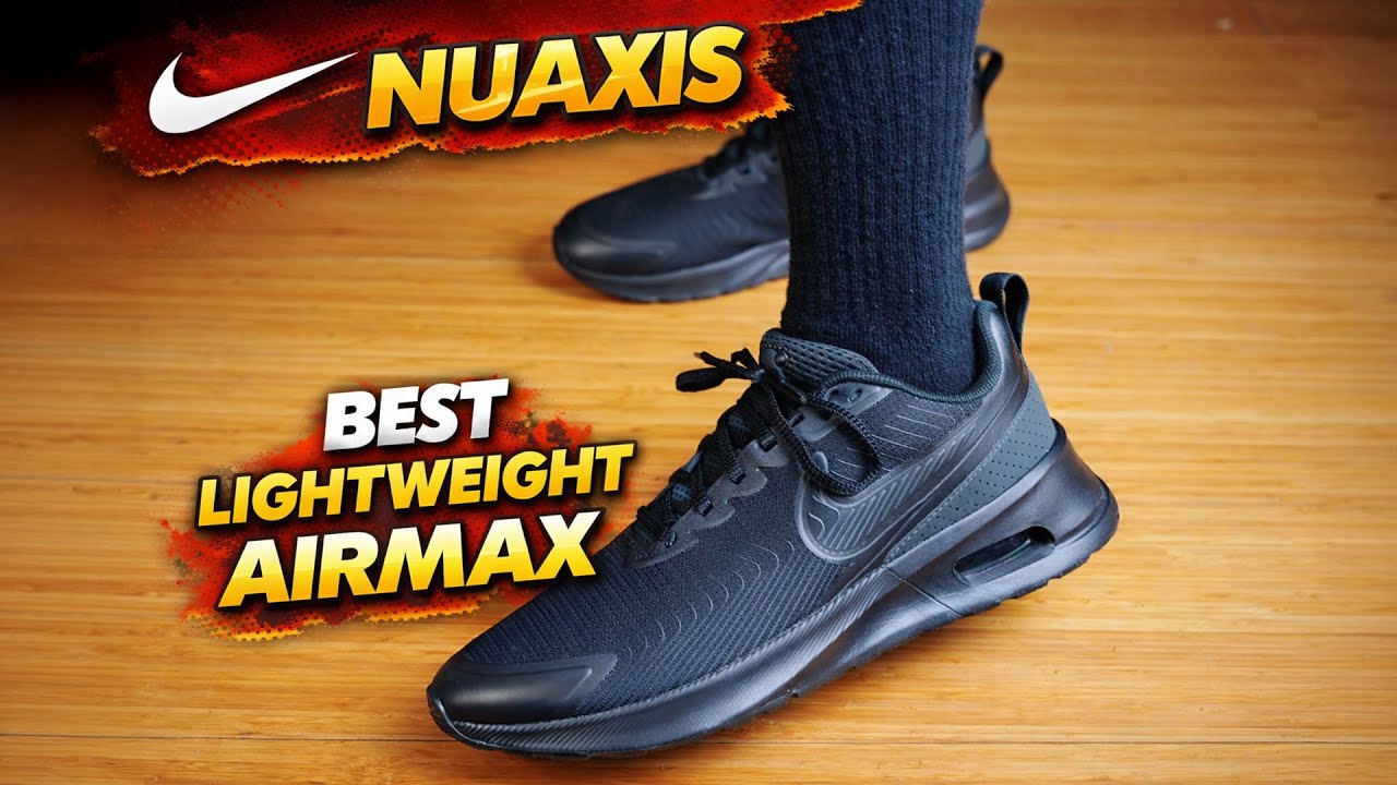 Nike Air Max Nuaxis Mens - [UNBOXING, ON-FOOT, REVIEW] 4K Black on Black
