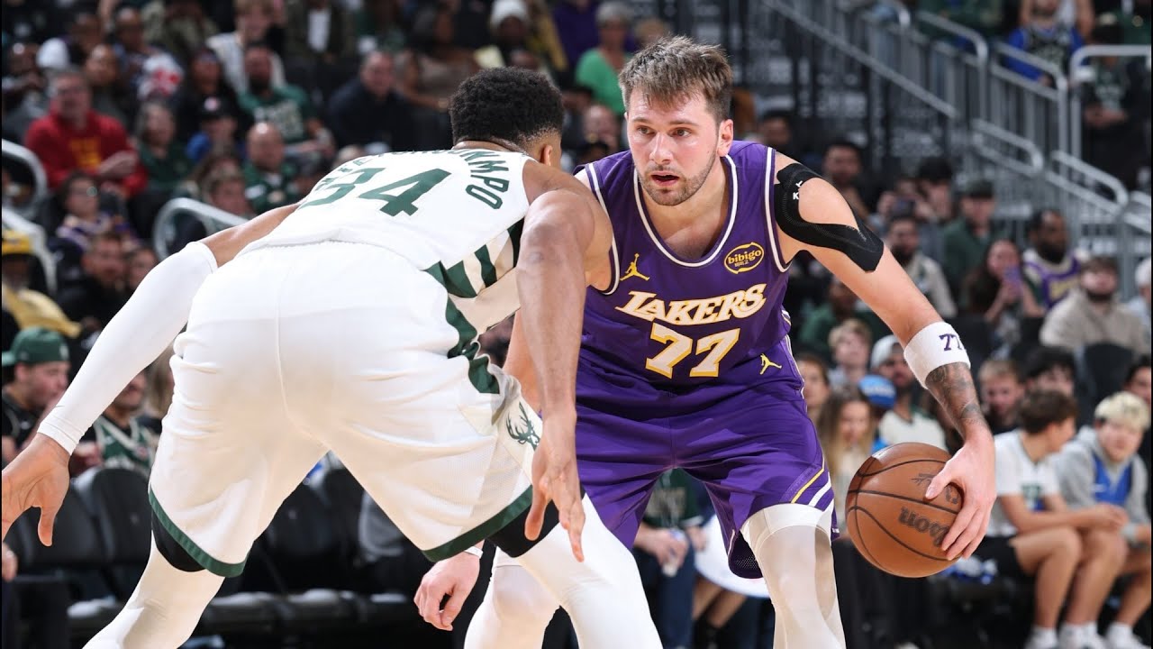 Luka Doncic 41 Pts vs Bucks! Bronny In Starting Lineup!