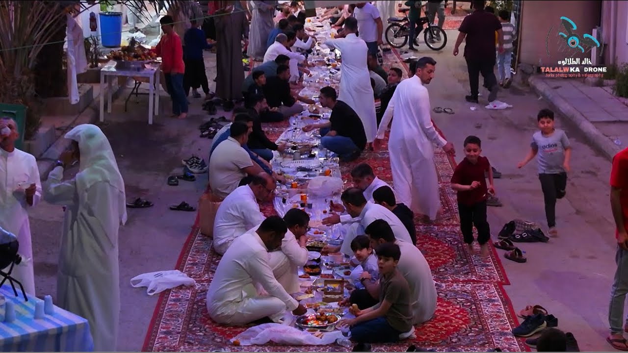 الفطور الجماعي الرابع بحي البسيتين بام الحمام رمضان 2025