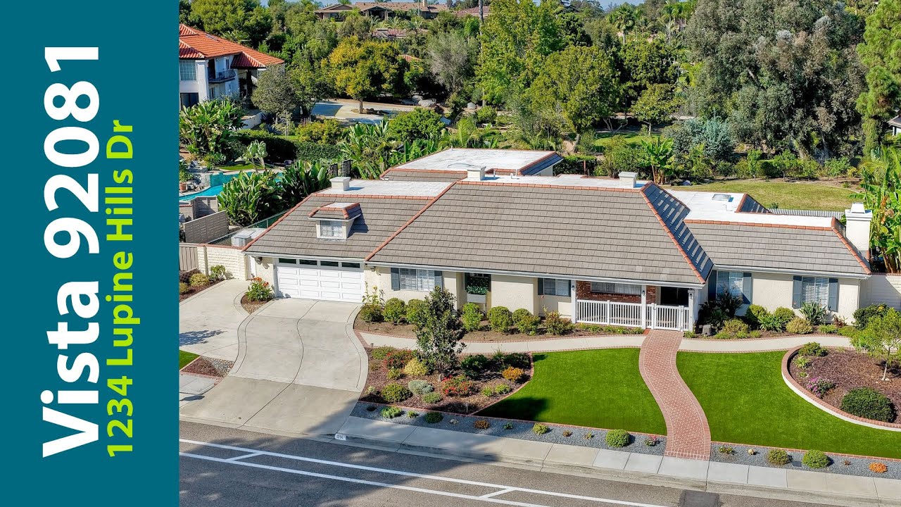 1234 Lupine Hills Dr, Vista, CA 92081 - Vista Home for Sale