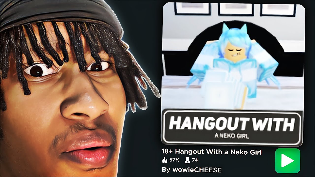 Я играл в самую странную игру на Roblox... (тусовался с девочкой-кошкой)