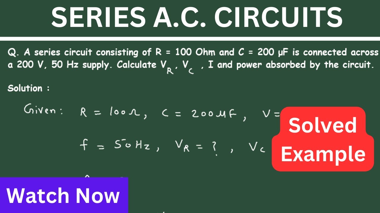 How to find power absorbed by the circuit ? | Electrical Engineering