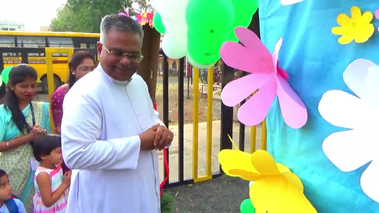 School opening day at St Theresa's school, Don Bosco
