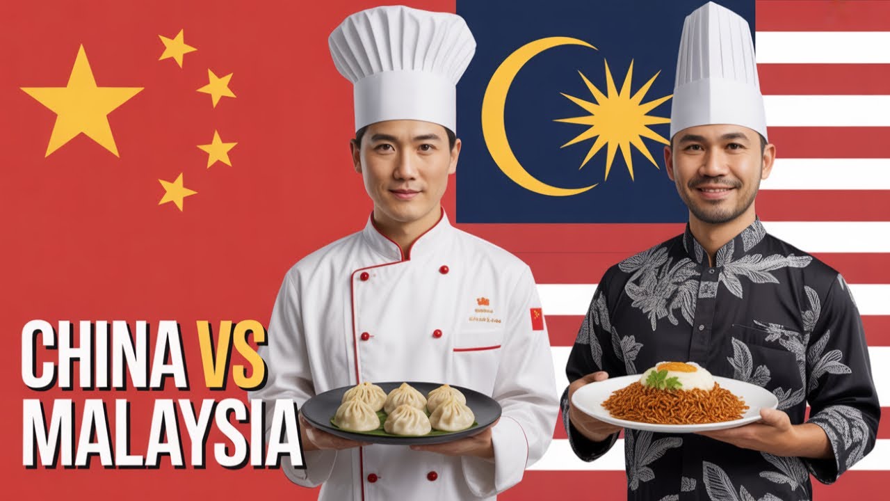 CHINA Vs MALAYSIA Street Food Challenge | Flavor Battle of Asia!”