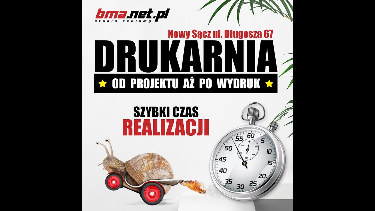 Drukarnia Nowy Sącz | BMA STUDIO REKLAMY | Wizyt&oacute;wki, Ulotki, Wydruki
