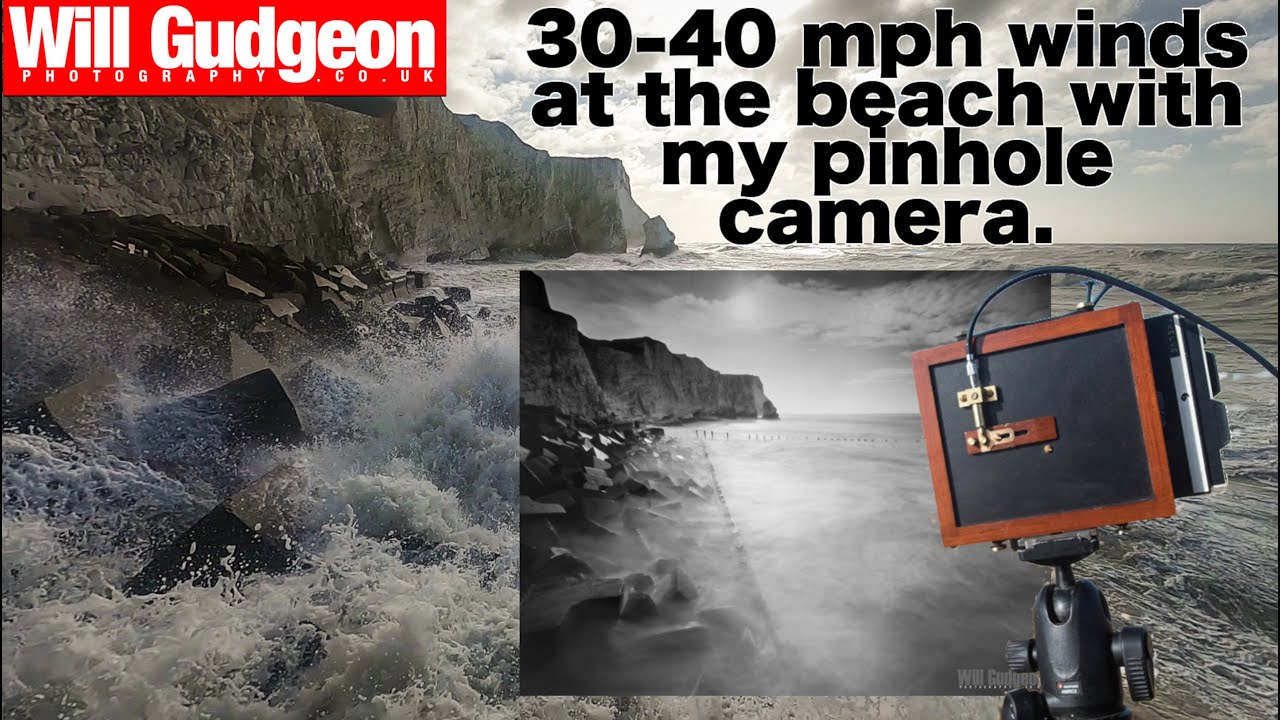 30-40mph winds at Seaford with my Zero Image Pinhole Camera.