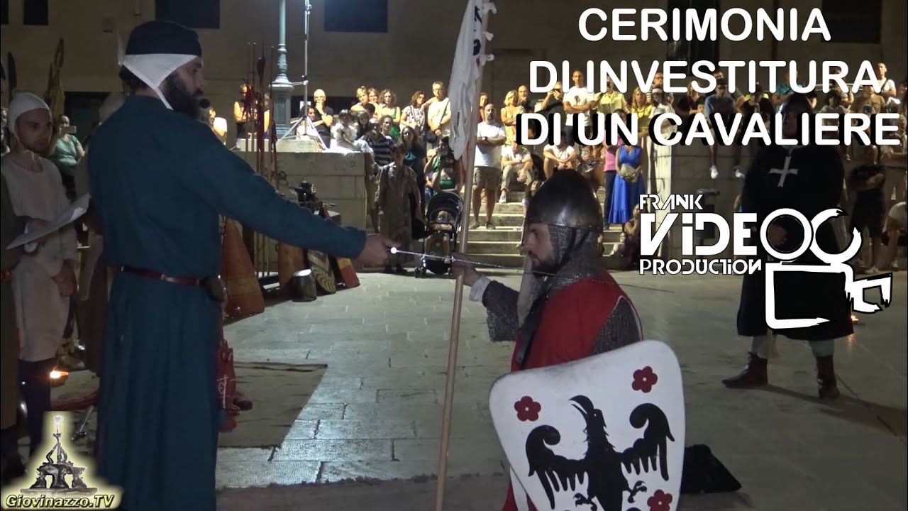 LA CERIMONIA DI INVESTITURA DI UN CAVALIERE 2022 Frank Video Production - GiovinazzoTV