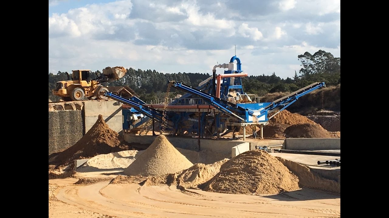 CDE instala equipamento para lavagem e classifica&ccedil;&atilde;o de areia e agregados no Sul do Brasil