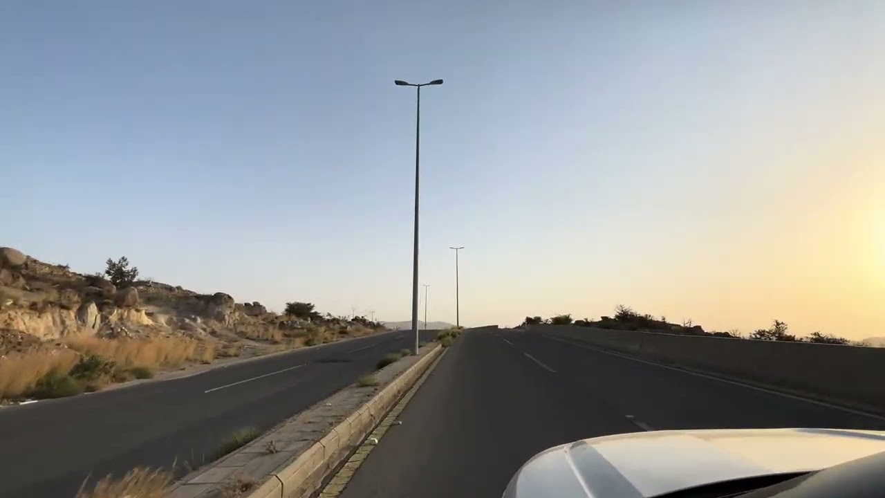 جولة صباحية طريق الغبر - أم غيث في بلجرشي (4k) Driving tour Baljurashi