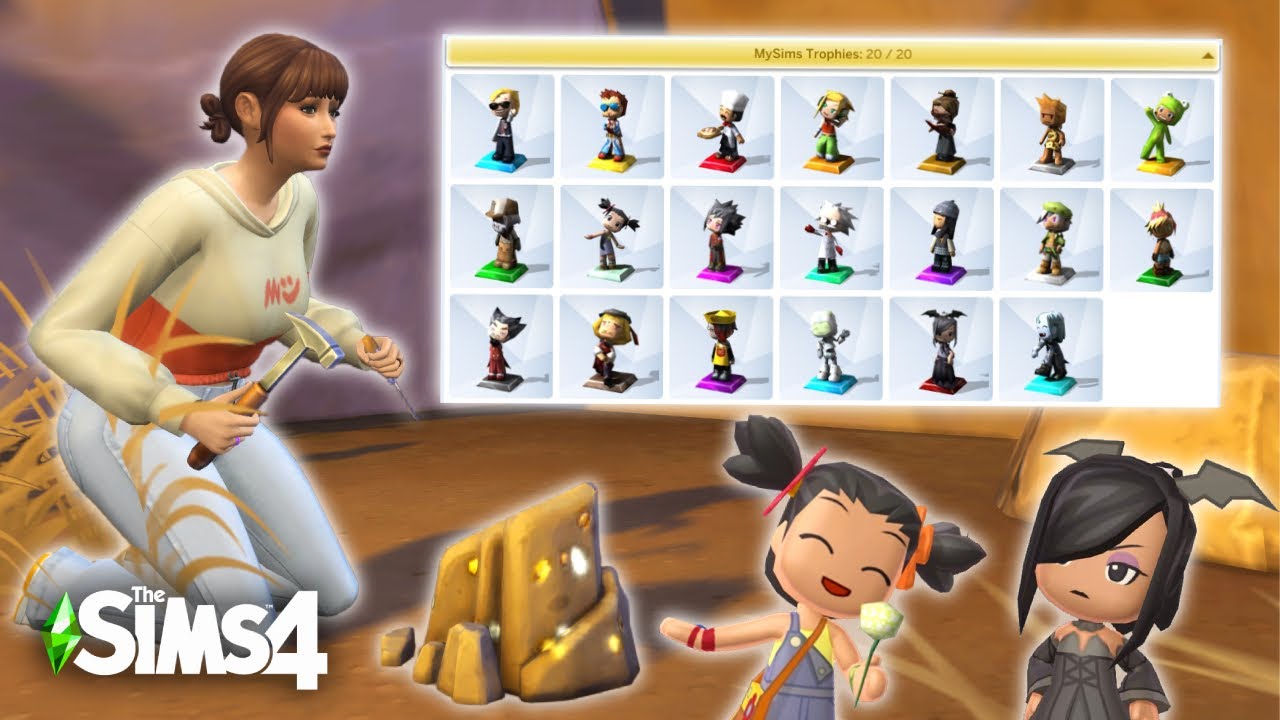 I collected EVERY MySims trophy in The Sims 4