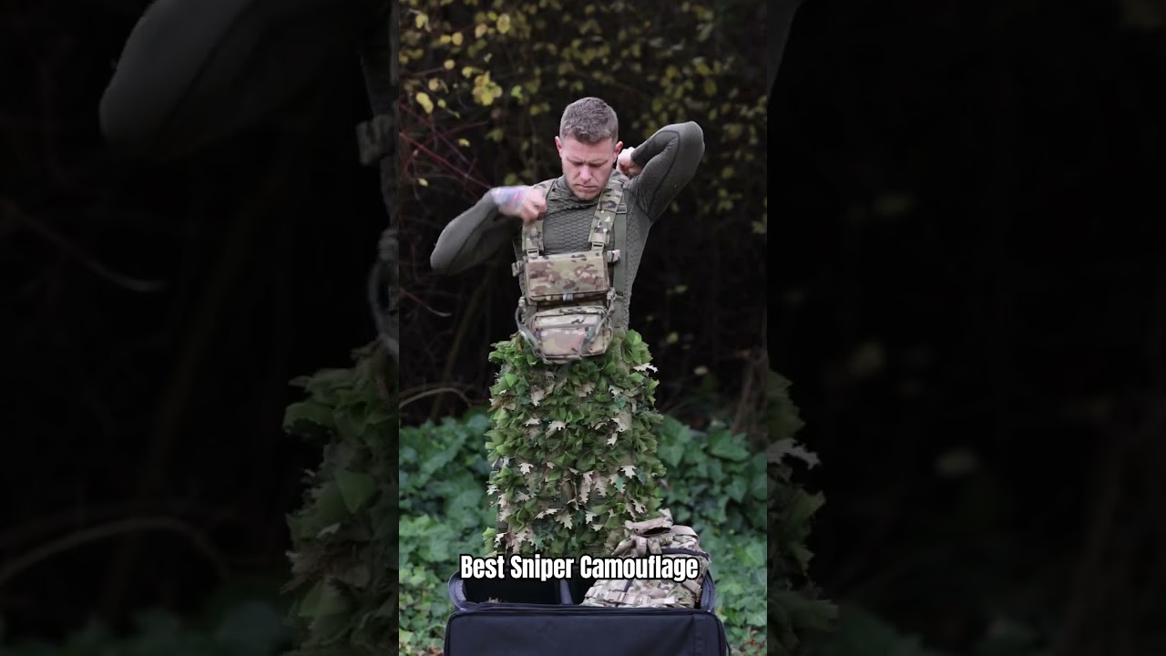 My Best Sniper Camouflage 🌿 #airsoft #asmr #sniper #camouflage #sport #military #army #cod #warzone