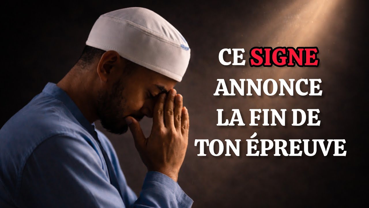 Quand Allah mais fin à ton épreuve, ce signe apparaît en premier