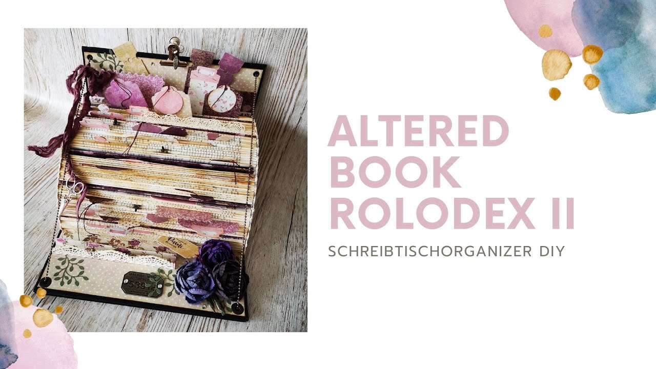 Hochzeitsbuch - Sammelstation für unvergessliche Momente / VINTAGE SCHREIBTISCHROGANIZER