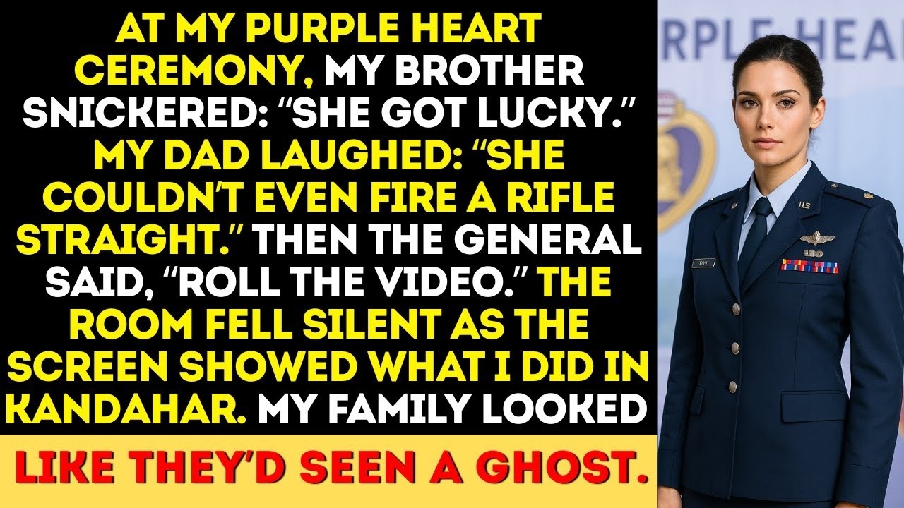 My Family Mocked My Purple Heart - Until the General Played the Footage.