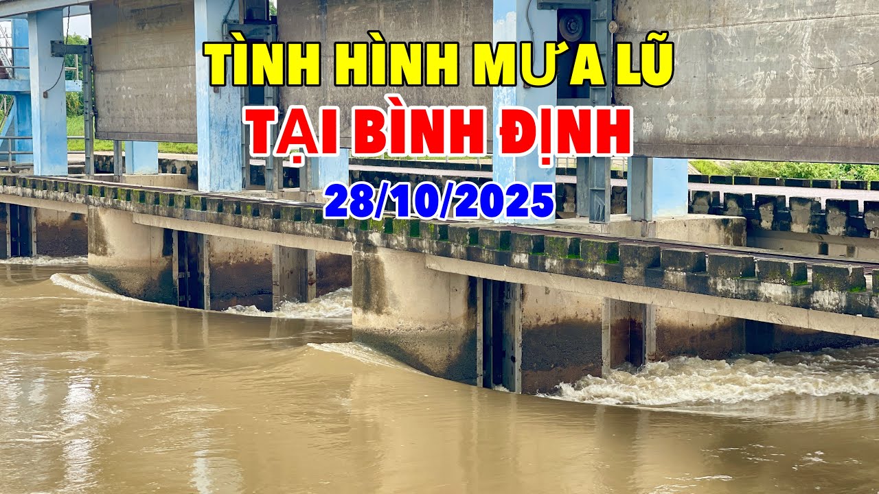 T&Igrave;NH H&Igrave;NH MƯA LŨ TẠI B&Igrave;NH ĐỊNH CŨ | 28/10/2025
