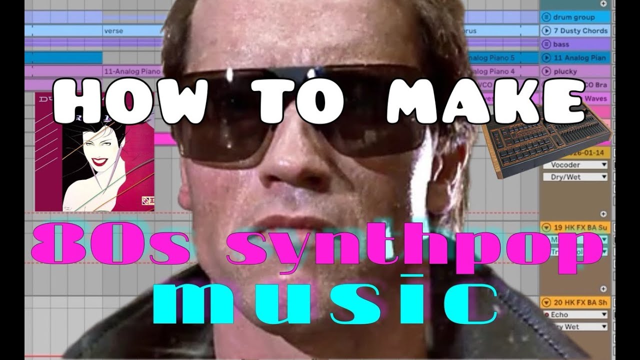 how to make synth pop music from the 80's