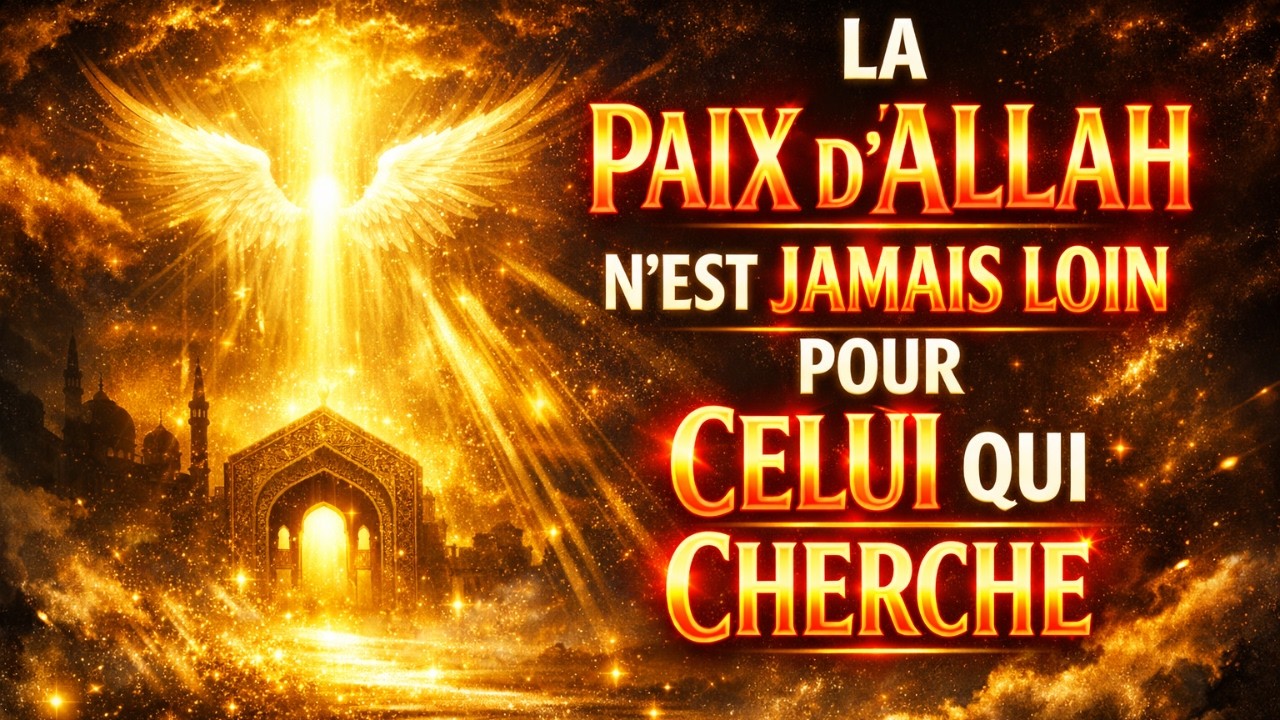 La Paix d'Allah N’Est Jamais Loin Pour Celui Qui Cherche