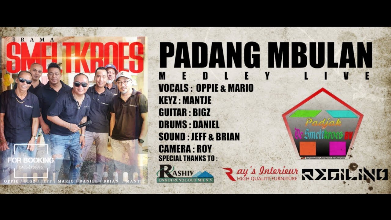 PADANG MBULAN MEDLEY LIVE / IRAMA SMELTKROES @MantjeKarso