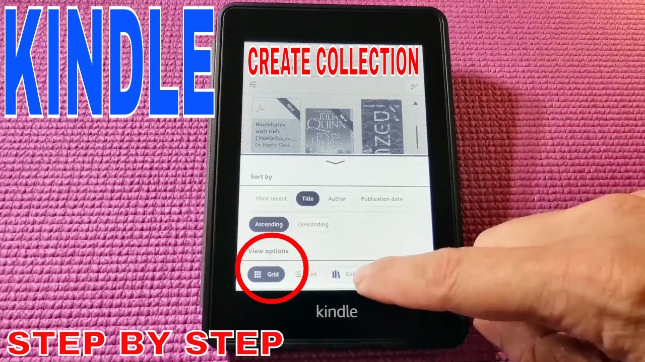 ✅  How To Create A Kindle Collection 🔴