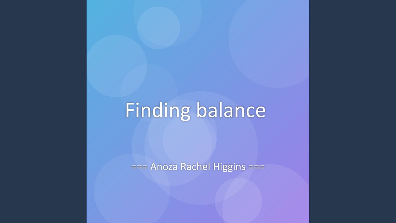 Finding balance