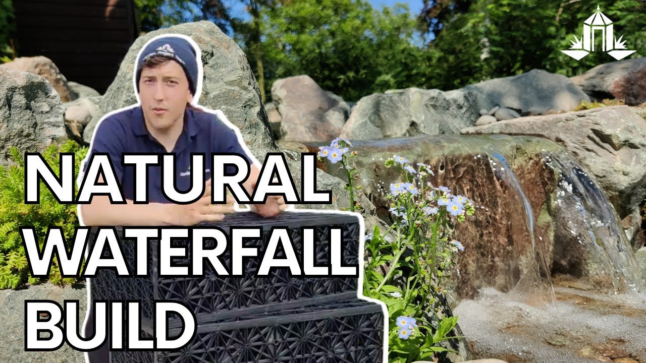 Natural waterfall build - how to build a natural waterfall - top tips