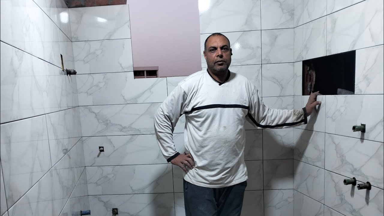 احدث تركيب سيراميك حوائط حمام ومطبخ وارضيات (كل عام وانتم بالف خير) 