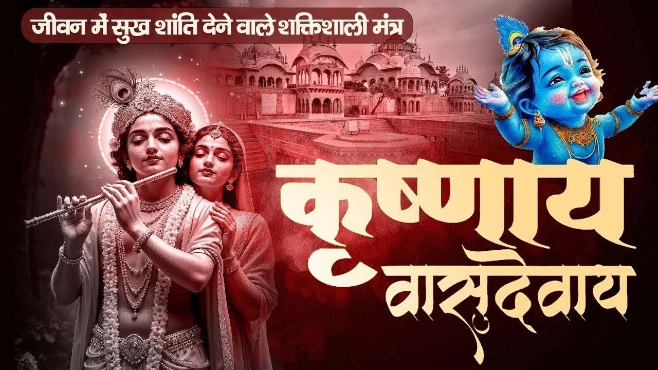 1 Hours कृष्ण मंत्र 108 बार | कृष्णाय वासुदेवाय | Krishnaya Vasudevaya | Powerful #krishnabhajan2026