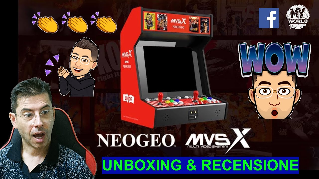 SNK NEOGEO MVSX (Unboxing & Recensione ITALIANA)