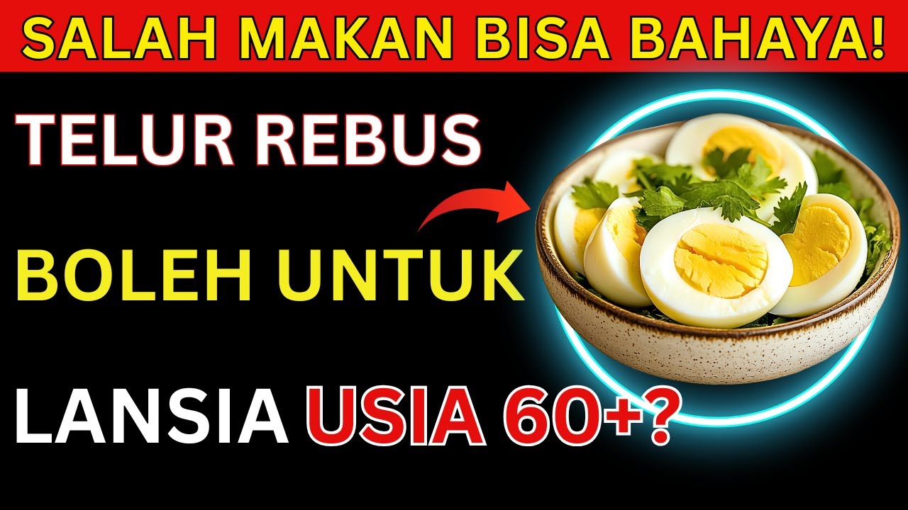 LANSIA WAJIB TAHU! Telur Rebus Punya Khasiat Dahsyat&hellip; Tapi Ada Efek Samping yang Sering Disepelekan!