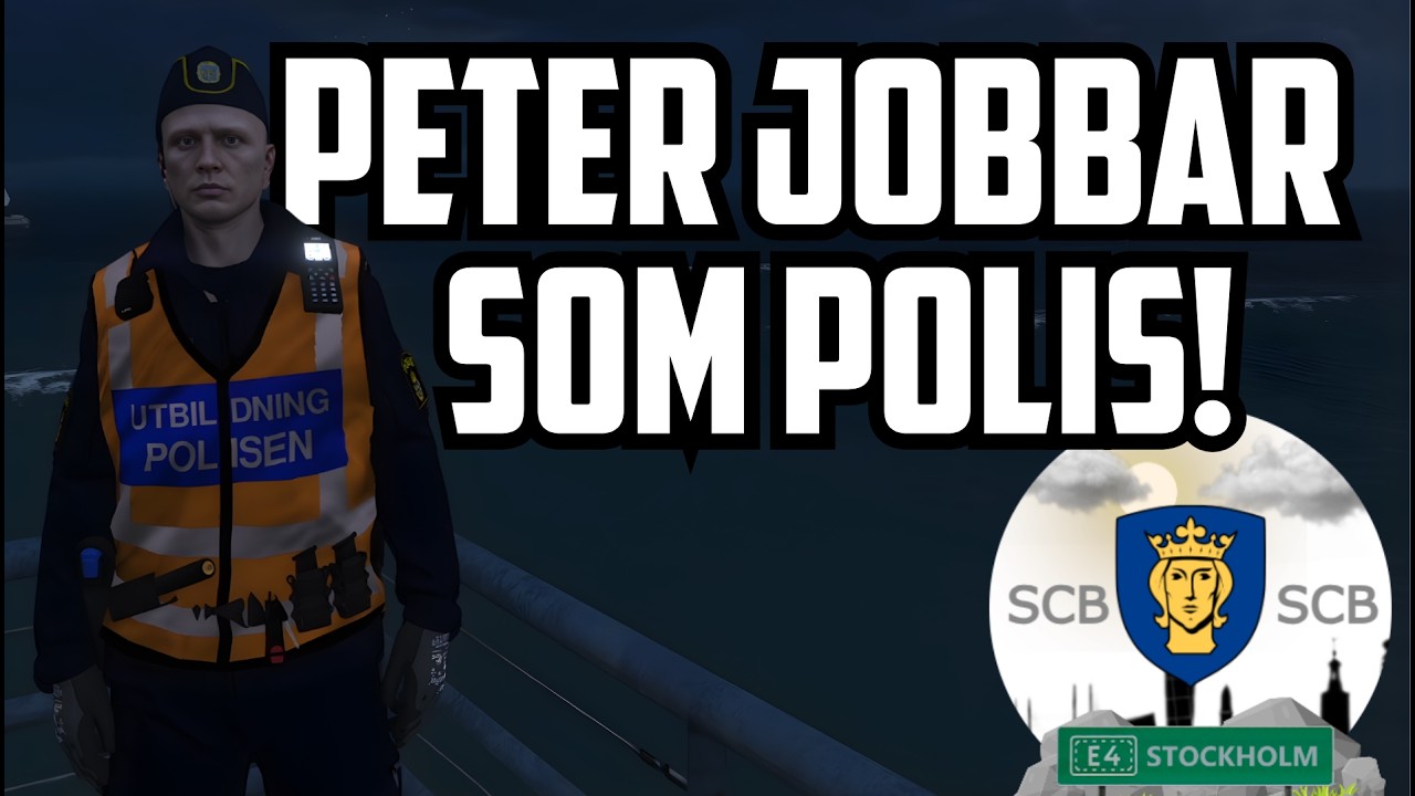 PETER JOBBAR SOM POLIS! | FiveM - Stockholm City Blåljus