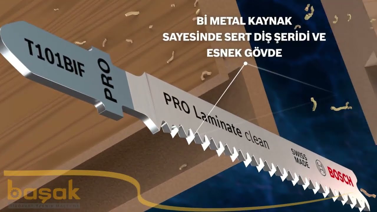 Bosch Pro T101 BIF Dekupaj Ucu ile Laminat, Sert Ahşap ve Parkede M&uuml;kemmel Kesim Sonu&ccedil;ları!