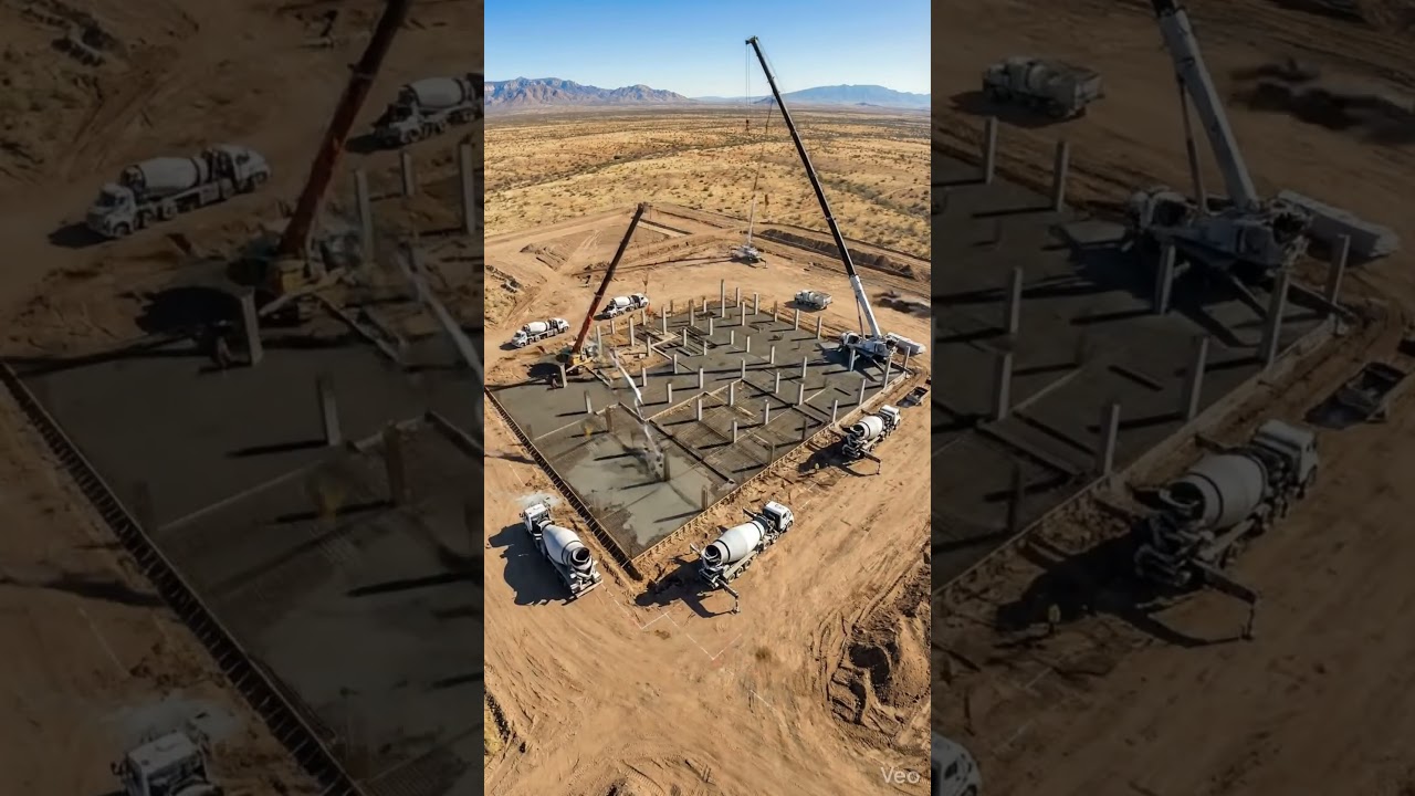 High-Speed Train Station Construction Timelapse | From Empty Land to Mega Station #bushcraft