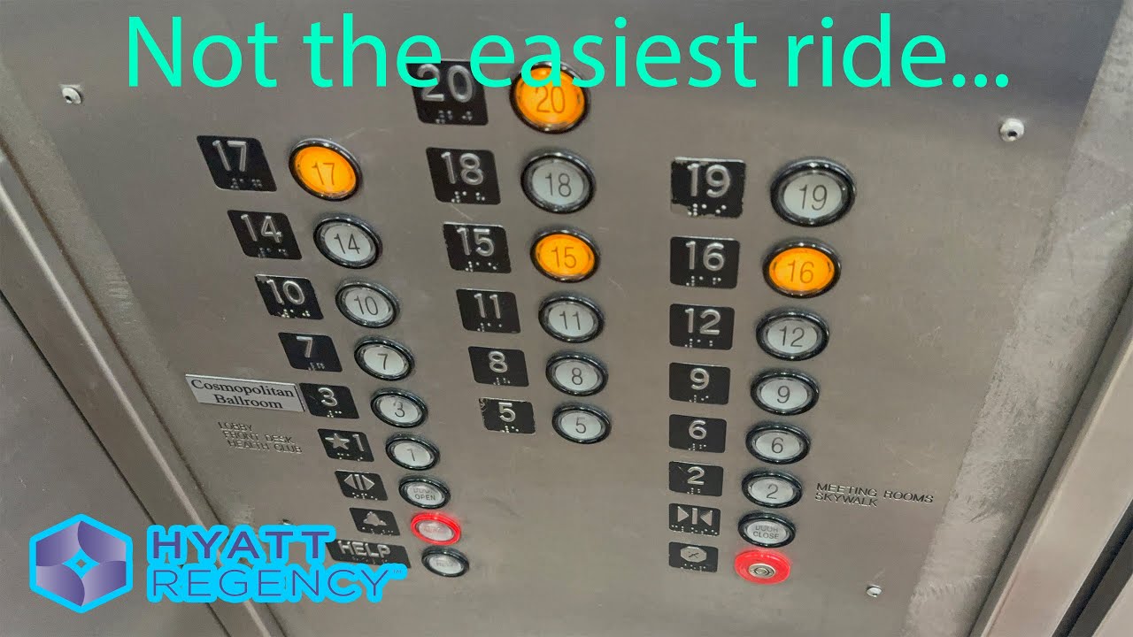 AMAZING KONE GLASS Traction Elevators @ Hyatt Regency, Indianapolis IN