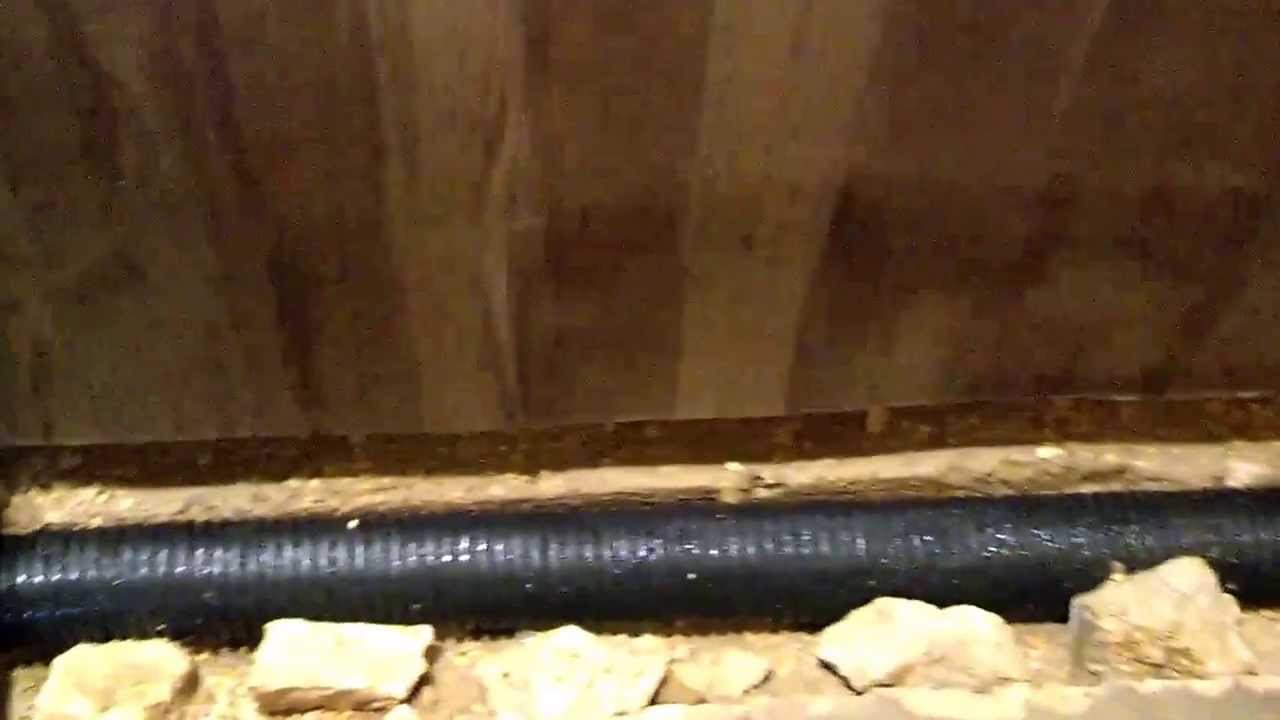Vulcan Waterproofing French Drain Install 877 885-2268