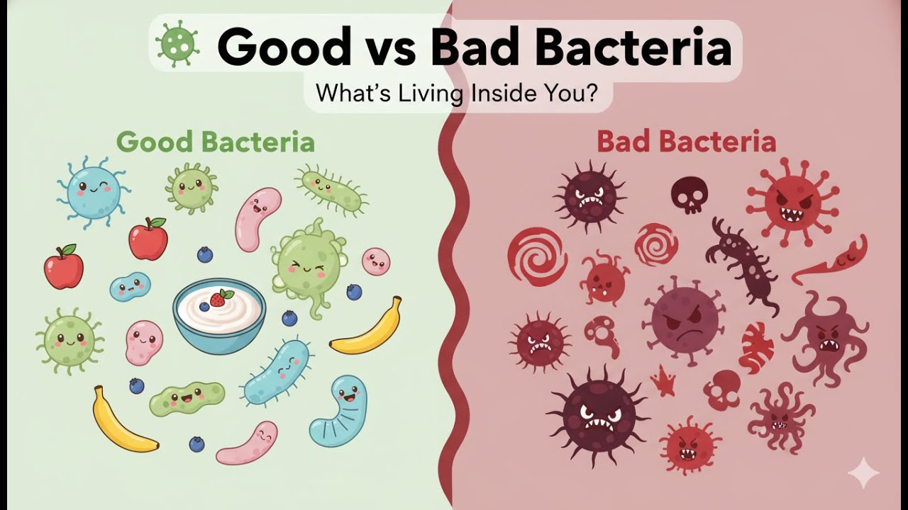 Good vs Bad Bacteria: The Hidden Microbes Inside You | Everyday Health Digest”