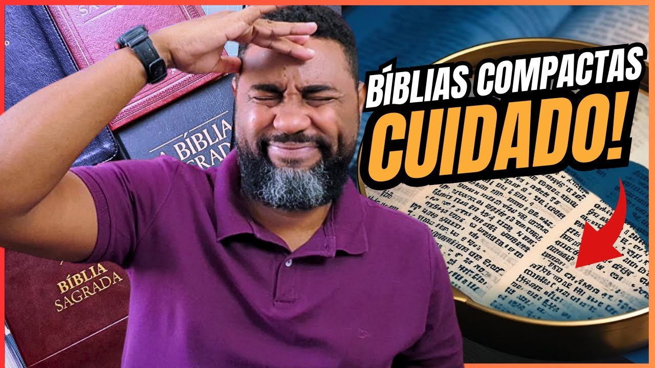 🔴Não compre BÍBLIAS COMPACTAS antes de ver esse vídeo! - Bíblias Compactas | Flávio Sacramento