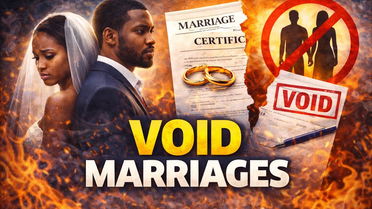 The Reason Your Marriage is Either Void, Voidable or Valid