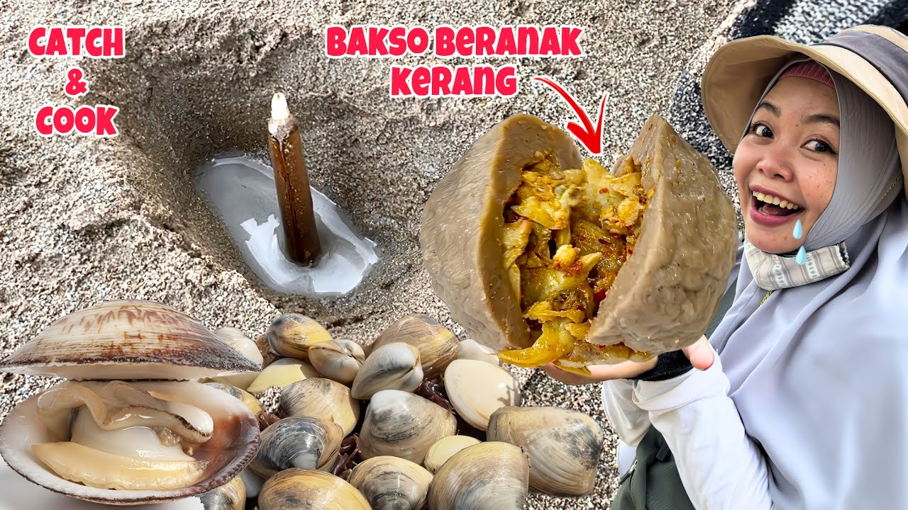 BERBURU KERANG UNTUK DIBUAT BAKSO BERANAK‼️