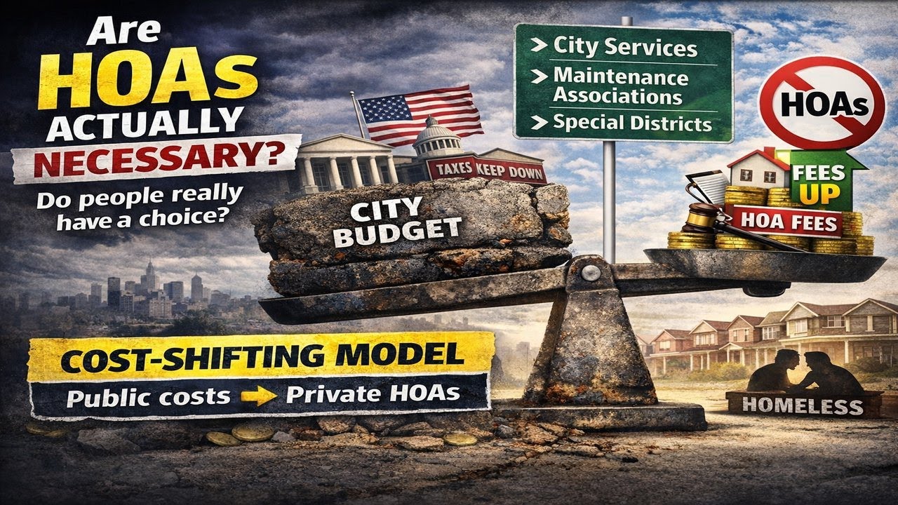 Действительно ли у людей есть выбор, когда города и округа оказывают давление на товарищества соб...